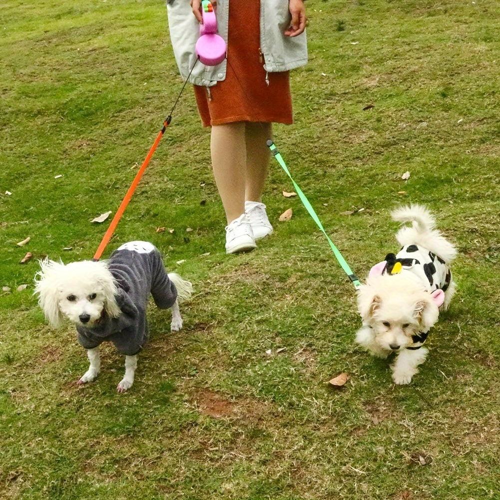 2 in 1 Retractable Dog Leash