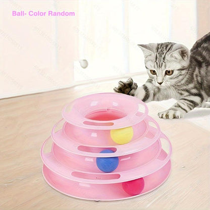 3-Tier Interactive Cat Toy
