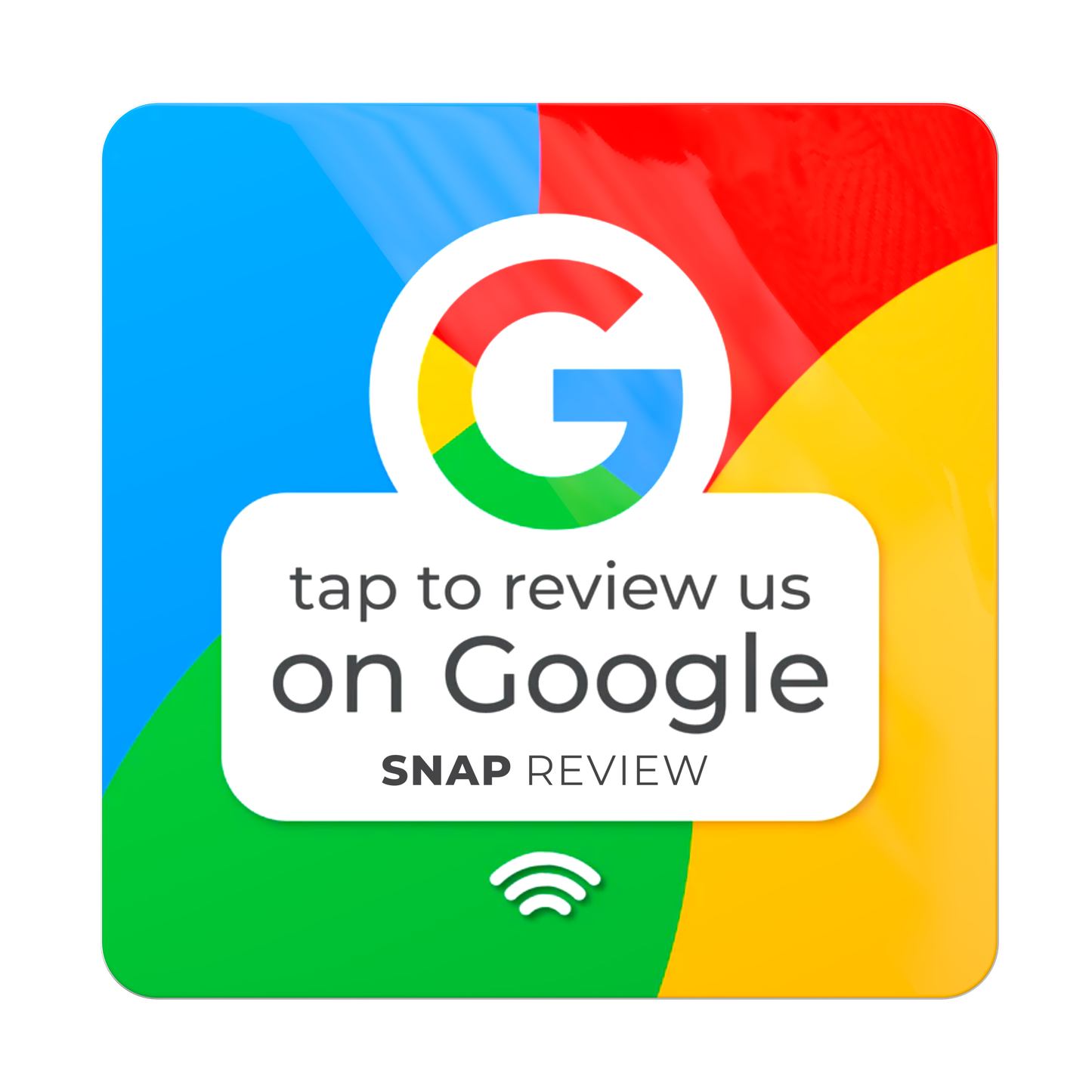 SnapReview™ Google Review NFC Plate