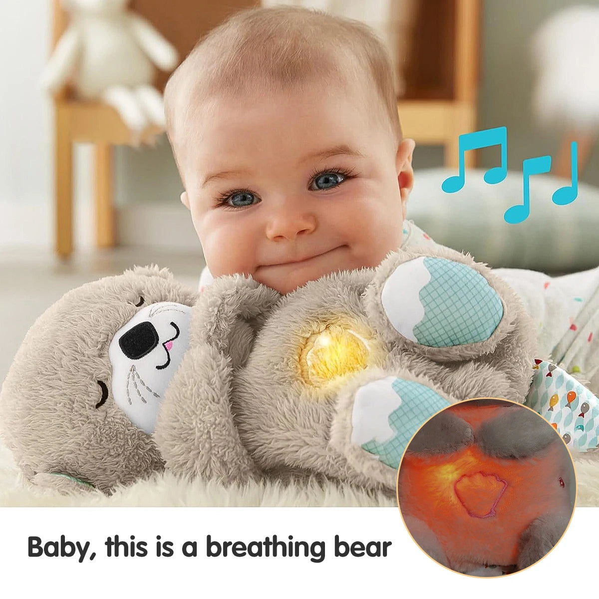 Breathing Otter Plush