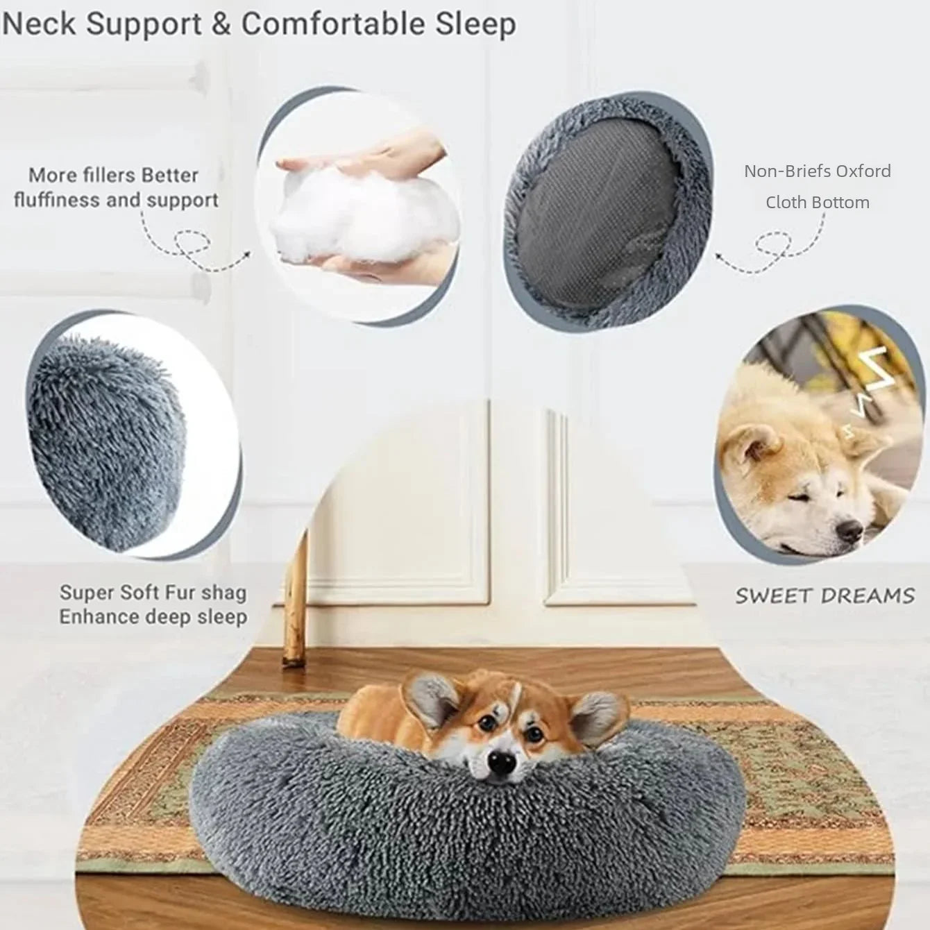 Anxiety Relieving Dog Bed