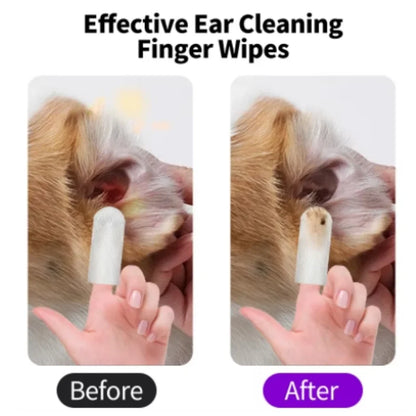 Pet Ear Finger Wipes
