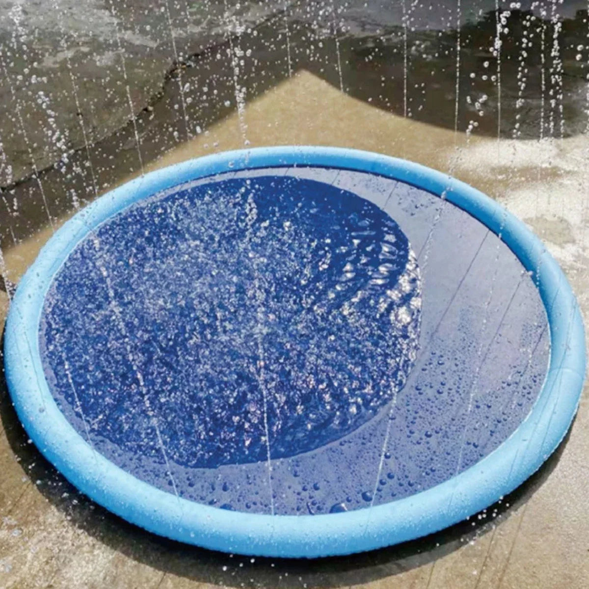 Dog Sprinkler Pool