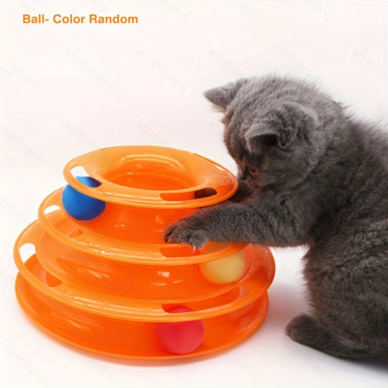 3-Tier Interactive Cat Toy